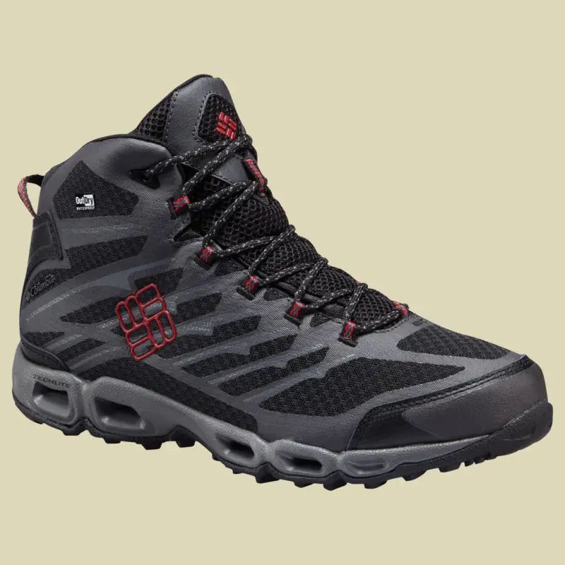 Columbia Ventrailia II Mid Outdry Men Größe UK 7,5 Farbe black, mountain red Highlight