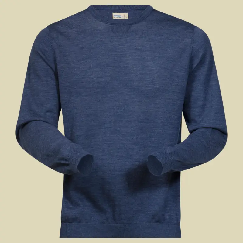 Echt Bergans Fivel Wool Long Sleeve Men Größe M Farbe dark blue melange