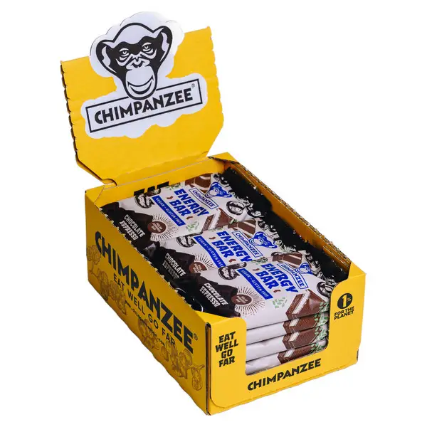 Chimpanzee ENERGY BAR CHOCOLATE ESPRESSO PACK - Energieriegel Wochenendangebot