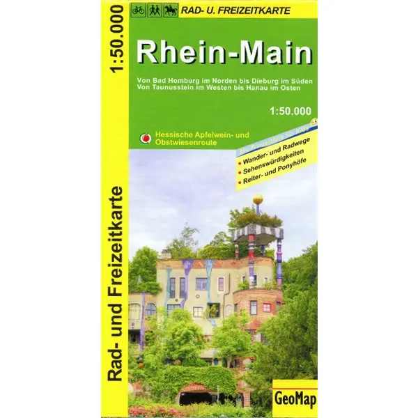 Schnäppchen RHEIN-MAIN RAD- UND FREIZEITKARTE 1:50 000