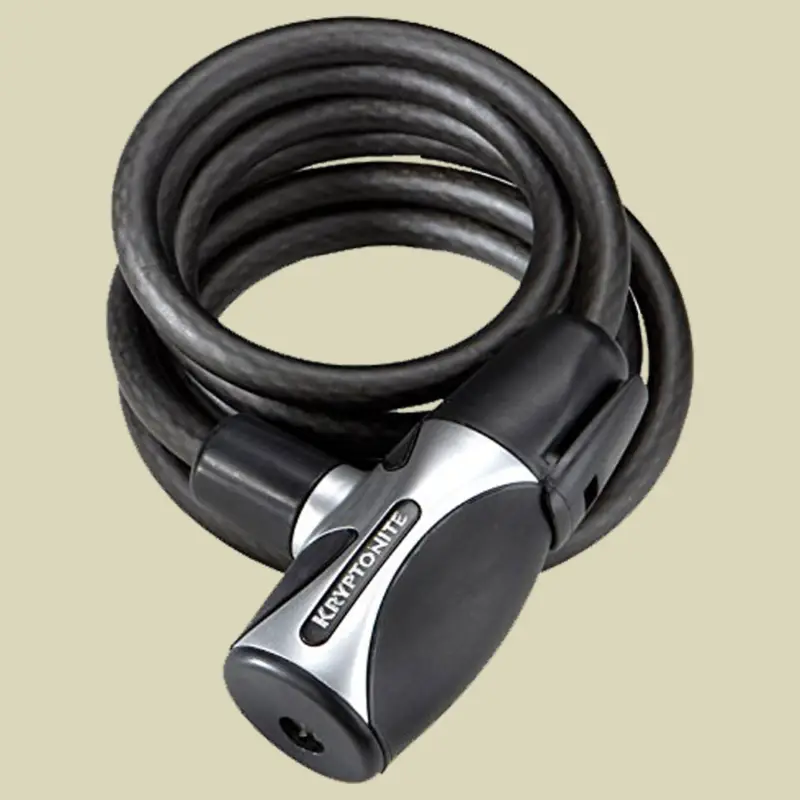 Kryptonite Kryptoflex 1218 Key Cable Spiralkabelschloss Farbe schwarz Rabatt