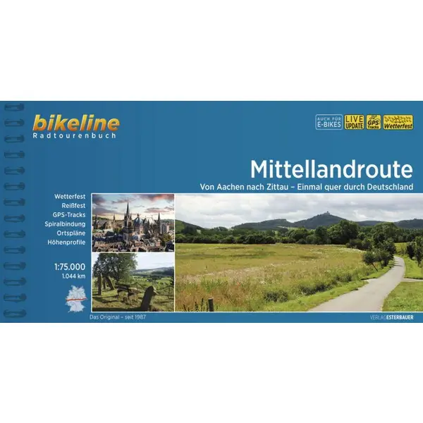 MITTELLANDROUTE - Radwanderführer Kostenloser Rückversand