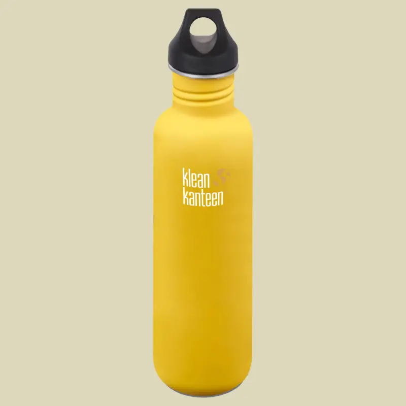 Klean Kanteen Classic mit Loop Cap Volumen 800 Farbe lemon curry Jetzt Bestellen