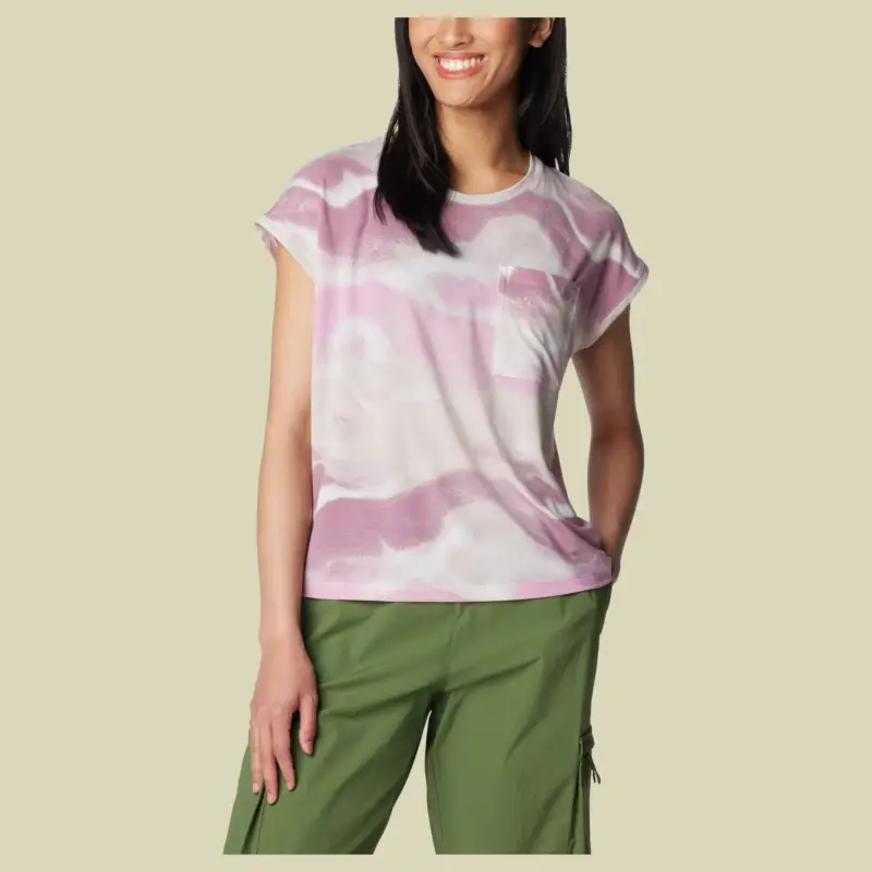 Sonderaktion Columbia Boundless Trek Short Sleeve TeeWomen Größe XL Farbe cosmos undercurrent