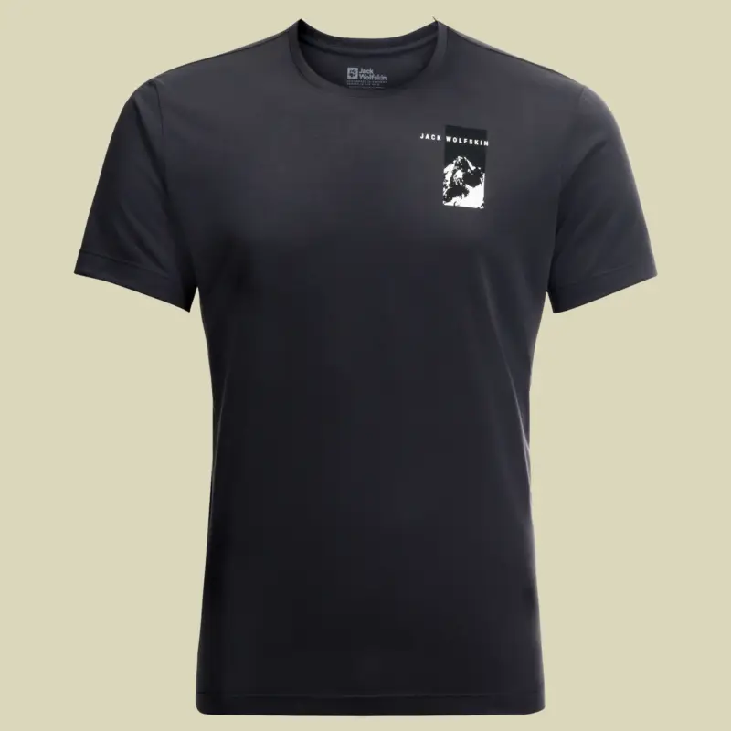 Mega-Angebot Jack Wolfskin Vonnan S/S Graphic T Men XL grau - phantom