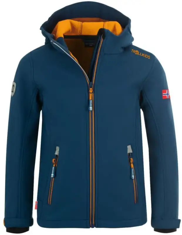 Neu Im Sortiment Trollkids Kids Trollfjord Jacket - mysticblue/yellow