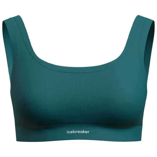 Solange Der Vorrat Reicht Icebreaker - Women's Merino Rib Lotus Bra - Sport-BH