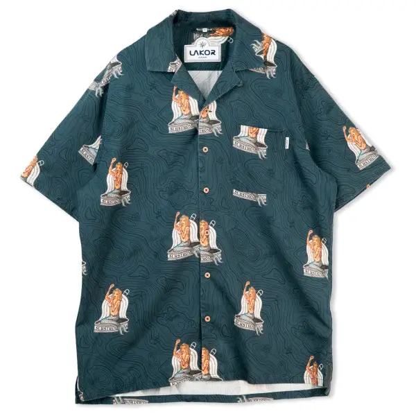LAKOR - Save The Mermaids Short Sleeve Shirt - Hemd Heißes Angebot